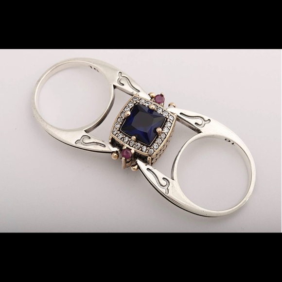 Mesmerizing MUST have reversible Turkish ring Big statement ring, best gift ever - Picture 8 of 9